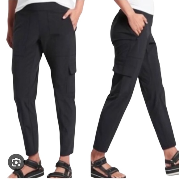 Athleta Chelsea Cargo Jogger Pants Size 6 - Picture 3 of 10